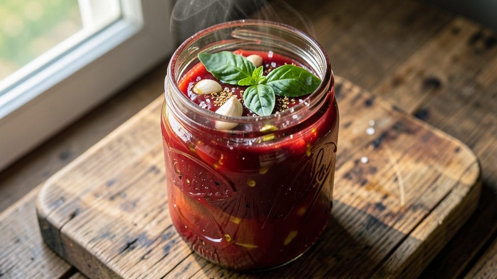 Canning Frozen Tomatoes Recipe: Pantry Staples to Rich Sauce in Minutes